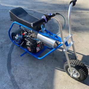Candy Blue Stock Minibike