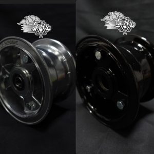 volts heavy duty steel wheels – gloss black & raw alloy options